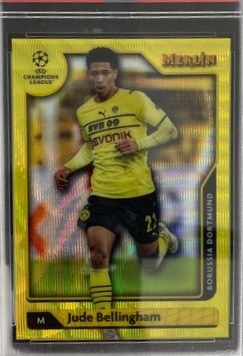 Jude Bellingham 2021 Topps Merlin Chrome Yellow /225