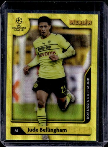 Jude Bellingham 2021 Topps Merlin Chrome Yellow Wave /225