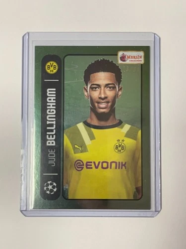 Jude Bellingham 2023 Topps Merlin Heritage 98 Green Foil /99