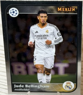 Jude Bellingham 2024 Topps Merlin UEFA Club Competitions