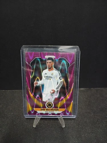 Jude Bellingham 2025 Panini Prizm Copa Mundial de Clubes de la FIFA 2025 Purple Seismic /99