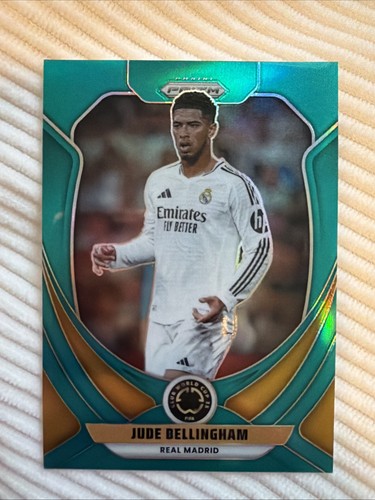 Jude Bellingham 2025 Panini Prizm Copa Mundial de Clubes de la FIFA Verde Azulado /99