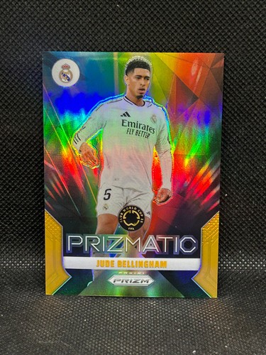 Jude Bellingham 2025 Panini Prizm FIFA Prizmatic Gold /10