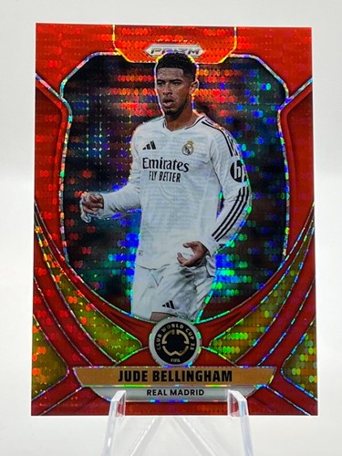 Jude Bellingham 2025 Panini Prizm FIFA Red Pulsar Prizms /299