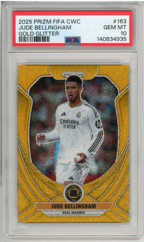 Jude Bellingham 2025 Panini Prizm Gold Glitter 1/10