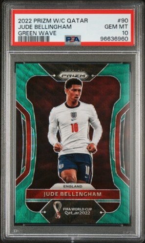 Jude Bellingham 2022 Panini Prizm Green Wave