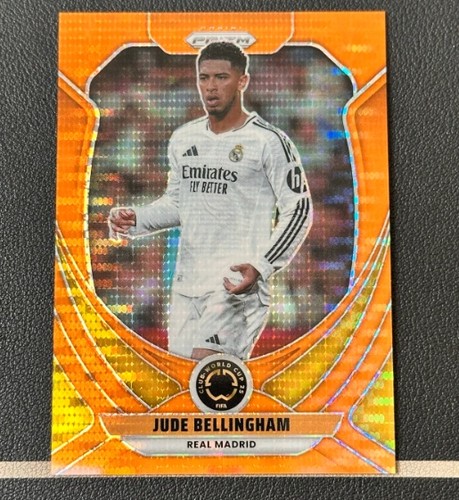 Jude Bellingham 2025 Panini Prizm Orange Pulsar /149