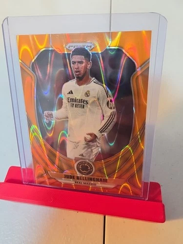 Jude Bellingham 2025 Panini Prizm Orange Seismic /199