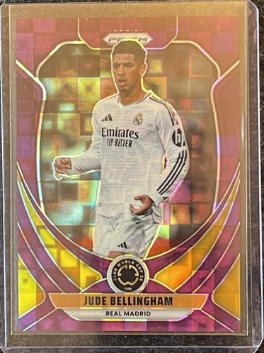 Jude Bellingham 2025 Panini Prizm Purple Pandora /49