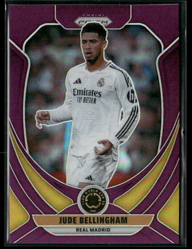 Jude Bellingham 2025 Panini Prizm Purple Prizm /125