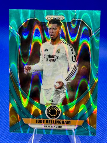 Jude Bellingham 2025 Panini Prizm Teal Seismic /49
