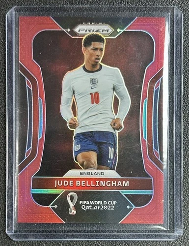 Jude Bellingham 2022 Panini Prizm World Cup Rojo 323/399