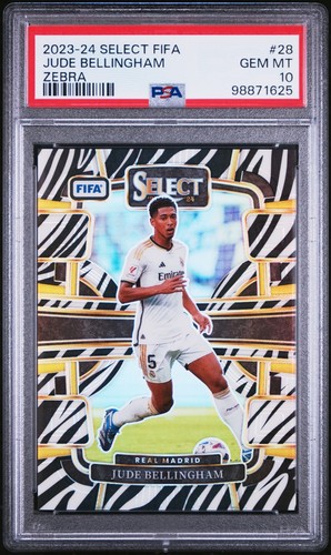 Jude Bellingham 2023 Panini Prizm Zebra /25