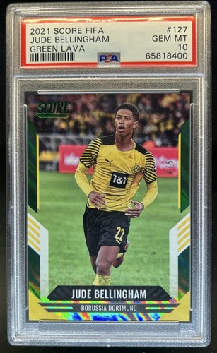 Jude Bellingham 2021 Panini Score FIFA Green Lava /5