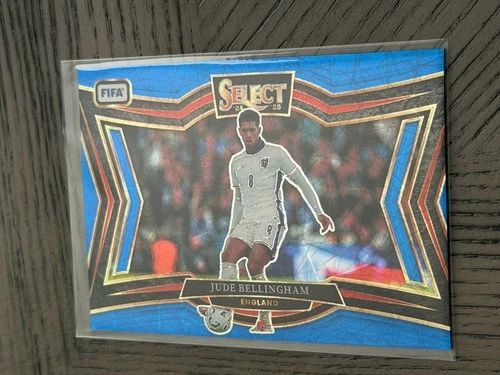 Jude Bellingham 2024 Panini Select Blue Lazer Prizm