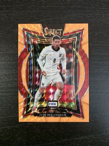 Jude Bellingham 2024 Panini Select FIFA Fluorescent Orange Jersey /125