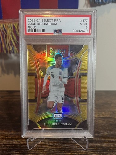 Jude Bellingham 2023 Panini Select FIFA Gold Prizm /10