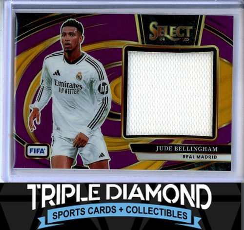 Jude Bellingham 2024 Panini Select FIFA Purple Prizm /49