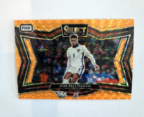 Jude Bellingham 2024 Panini Select Naranja Fluorescente /125