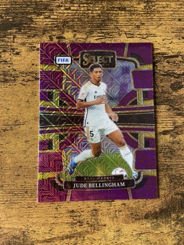 Jude Bellingham 2023 Panini Select Purple Mojo Prizm