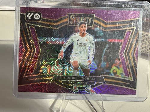 Jude Bellingham 2024 Panini Select Purple Mojo Prizm