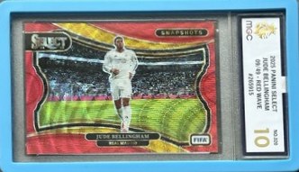 Jude Bellingham 2024 Panini Select Red Wave Prizm /49