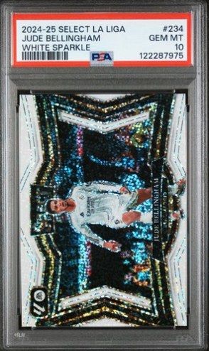 Jude Bellingham 2024 Panini Select White Sparkle Prizm