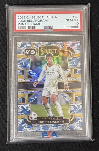Jude Bellingham 2024 Panini Select Winter Camo Prizm /99
