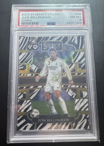 Jude Bellingham 2023 Panini Select Zebra Prizm /25