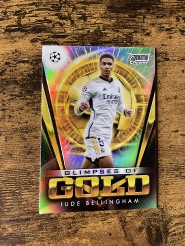 Jude Bellingham 2023 Topps Stadium Chrome Gold