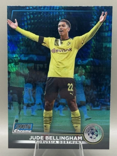 Jude Bellingham 2023 Topps Stadium Club Blue Prisma