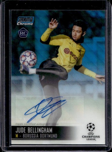Jude Bellingham 2020 Topps Stadium Club Blue Wave /75