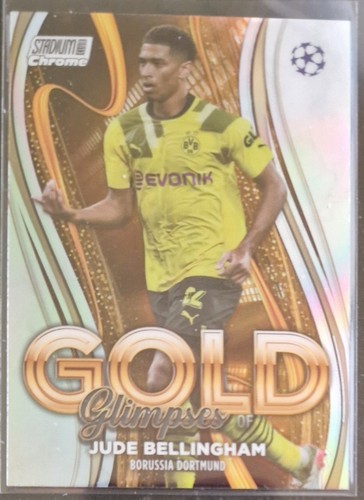 Jude Bellingham 2023 Topps Stadium Club Chrome Gold