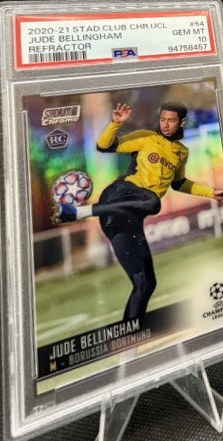Jude Bellingham 2021 Panini Stadium Club Chrome Refractor