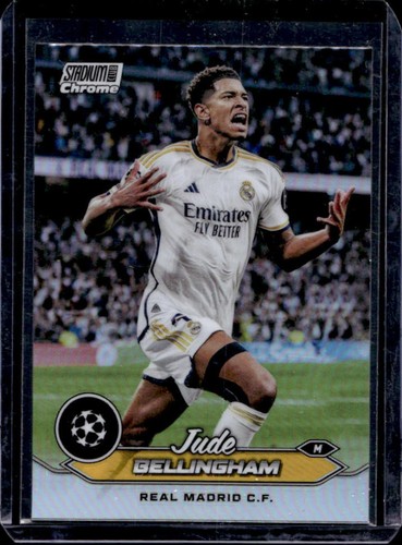 Jude Bellingham 2023 Topps Stadium Club Cromo UEFA Rifrattore #55
