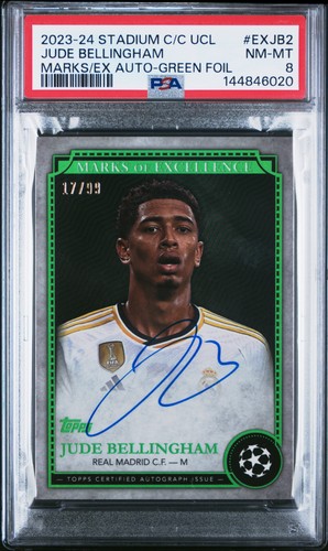 Jude Bellingham 2023 Topps Stadium Club Green /99