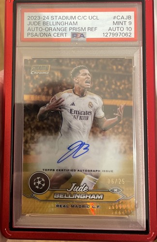Jude Bellingham 2023 Topps Stadium Club Naranja Prisma /25
