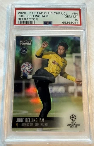 Jude Bellingham 2020 Panini Stadium Club Refractor