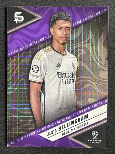 Jude Bellingham 2023 Topps Superstars UCL Purple /99