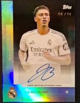 Jude Bellingham 2025 Topps Team Set Real Madrid /10