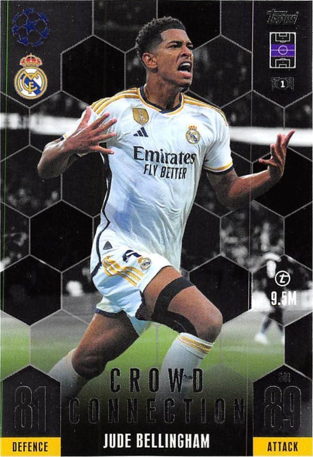 Jude Bellingham 2023 Topps Match Attax UEFA Club Competitions Extra