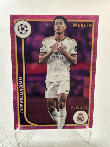 Jude Bellingham 2023 Topps Merlin Chrome UEFA Pink Mojo Refractor /275