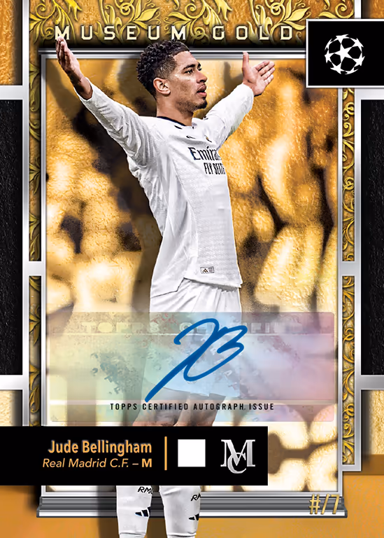 Jude Bellingham 2024 Topps Museum Collection UEFA Club Competitions