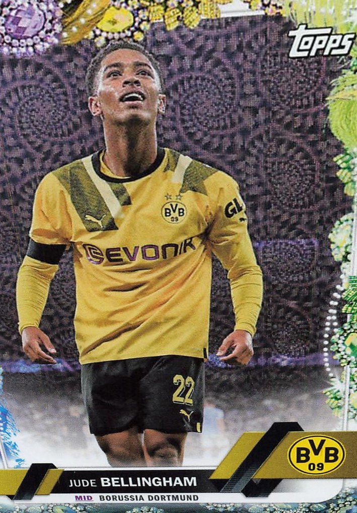 Jude Bellingham 2022 Topps UEFA Club Competitions Carnaval Edition