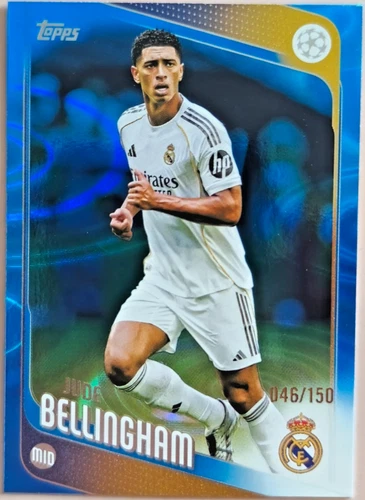 Jude Bellingham 2025 Topps UCC Flagship Blue Refractor /150