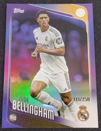Jude Bellingham 2025 Topps UCC Flagship Purple /250