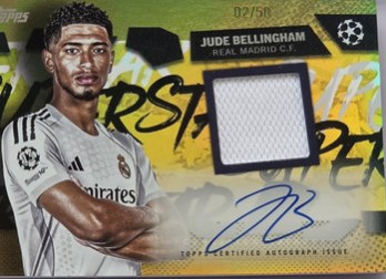 Jude Bellingham 2025 Topps UCC Gold /50