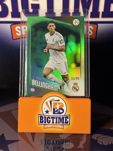 Jude Bellingham 2025 Topps UCC Green Refractor /99