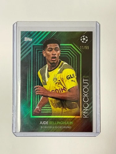 Jude Bellingham 2023 Topps UCL Knockout Green Foil /99