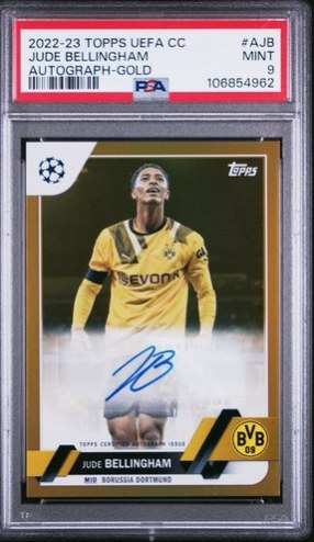 Jude Bellingham 2022 Topps UEFA Champions League Gold /50